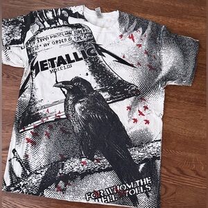 Metallica For Whom the Bell Tolls Shirt - all over graphic